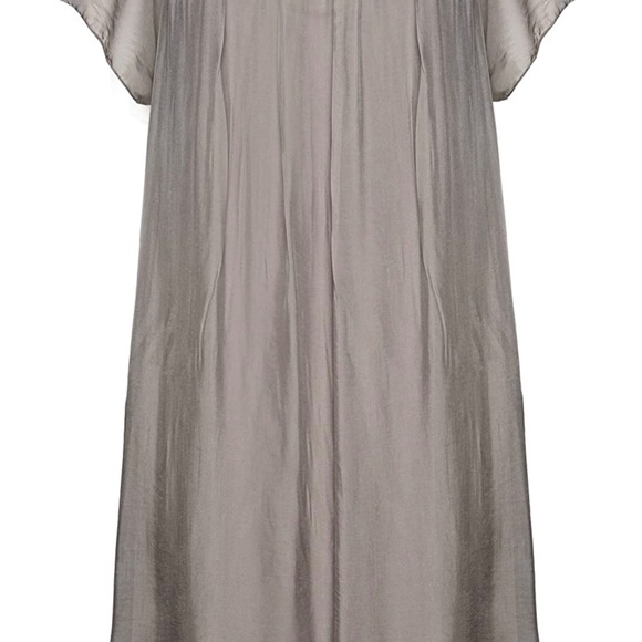 Made in Italy soft flowy silk/ viscose dress - Picture 3 of 5